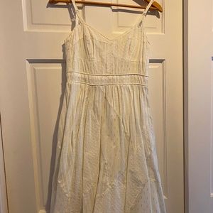 Maeve white cotton layered dress, size 6